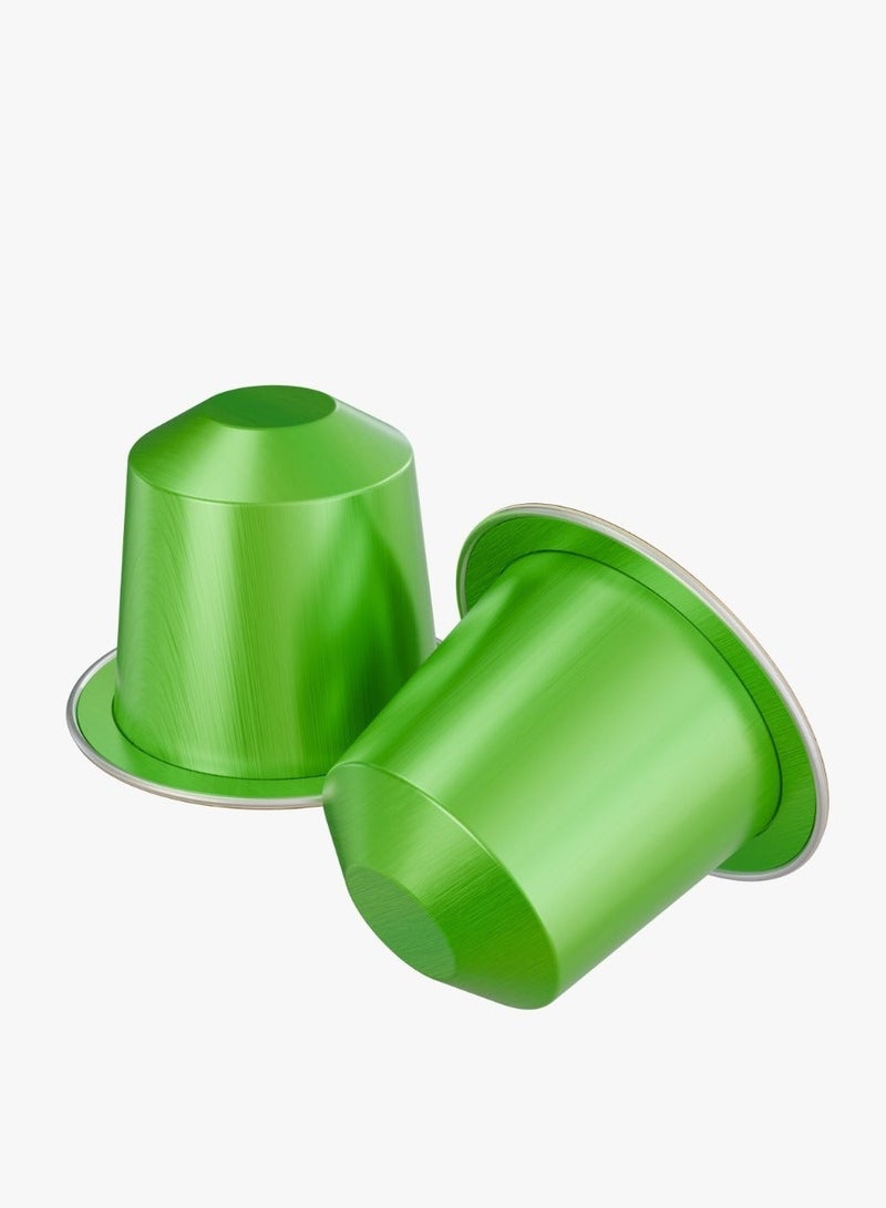 LePRESSO Aluminum Capsules for Nespresso Blended 10pc Brazil Gold Chocolate and Roasted Nuts Flavor /Roasted Ground  Coffee Capsules / 100% Arabica Perfection / Aluminum Capsules / Medium Roast - Green - Image 4